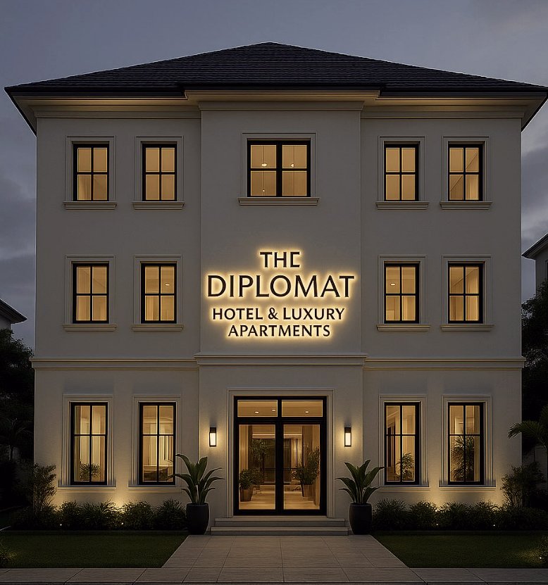 The Diplomat Hotel & Luxury Apartments — Lekki–Ajah axis, Lagos
